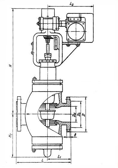 Чертеж клапан регулирующий